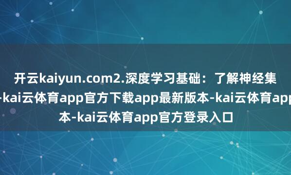 开云kaiyun.com2.深度学习基础:了解神经集聚的基本结构-kai云体育app官方下载app最新版本-kai云体育app官方登录入口